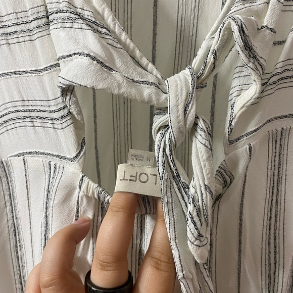 W&W ONCE LOFT Tie Back Tank - Picture 5 of 5